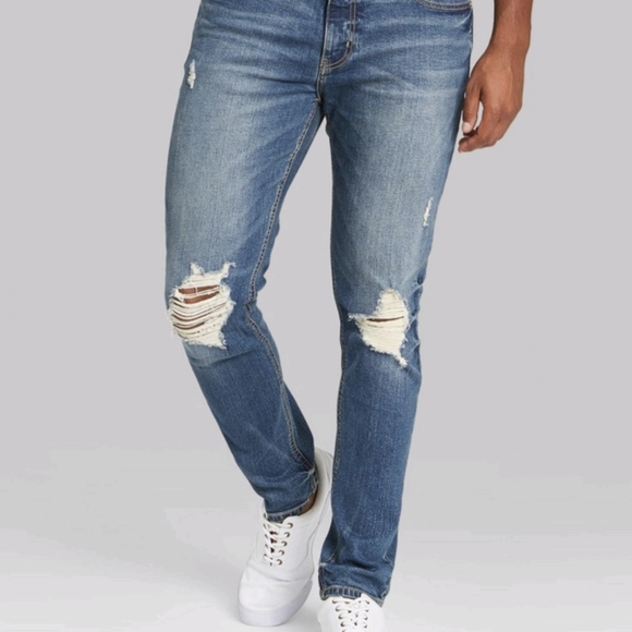 NWT Men's Slim Fit Taper Jeans - Original Use - Picture 4 of 6